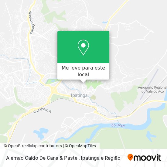 Alemao Caldo De Cana & Pastel mapa