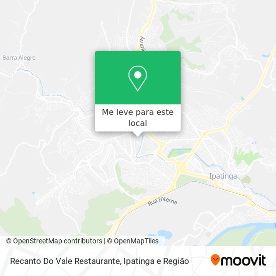Recanto Do Vale Restaurante mapa