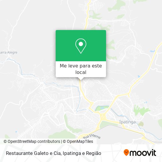 Restaurante Galeto e Cia mapa