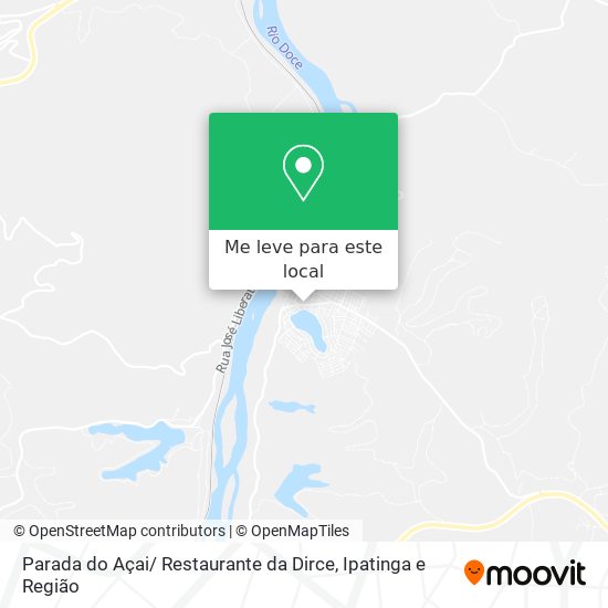 Parada do Açai/ Restaurante da Dirce mapa