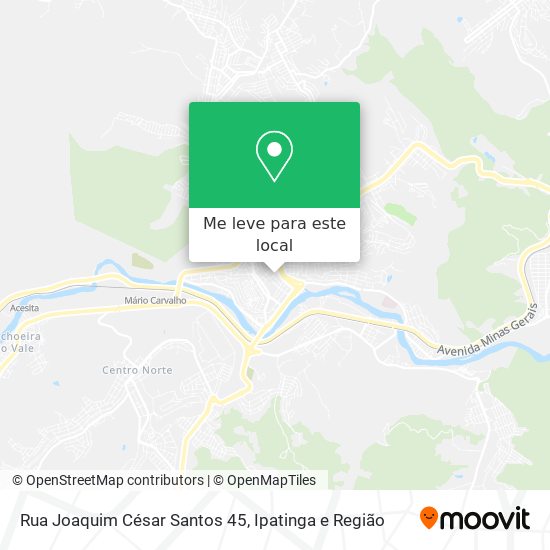 Rua Joaquim César Santos 45 mapa