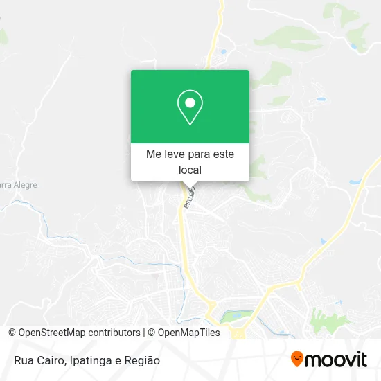 Rua Cairo mapa