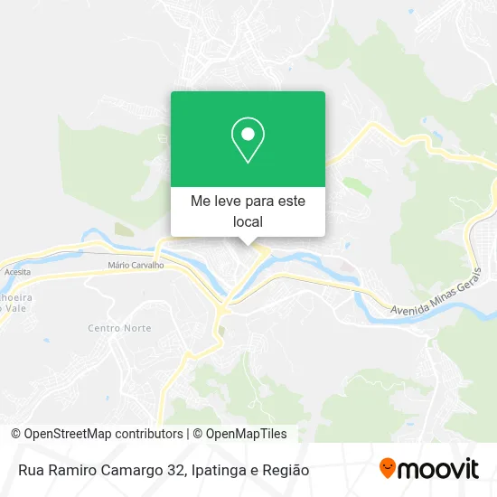 Rua Ramiro Camargo 32 mapa