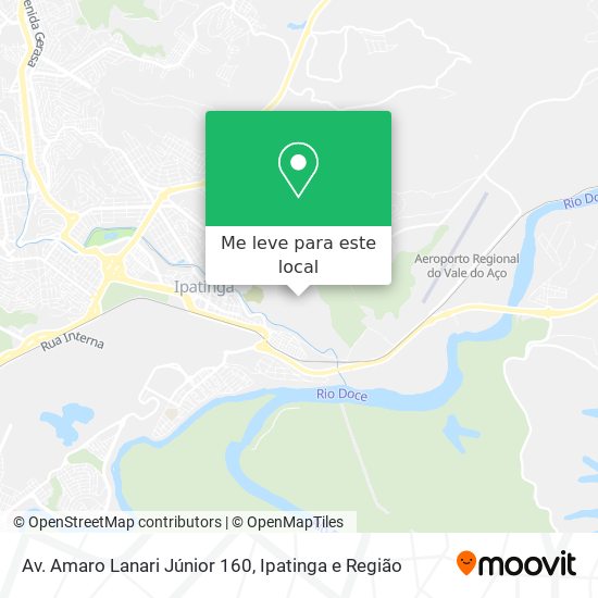 Av. Amaro Lanari Júnior 160 mapa