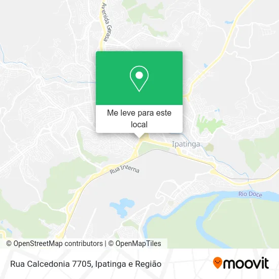 Rua Calcedonia 7705 mapa