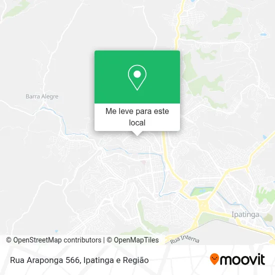Rua Araponga 566 mapa
