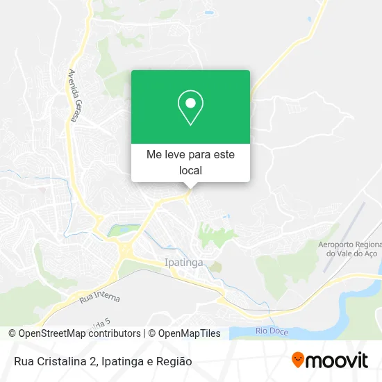 Rua Cristalina 2 mapa
