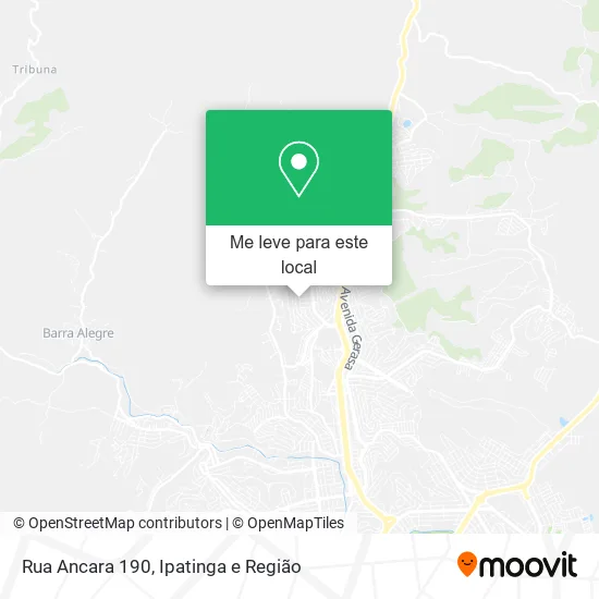 Rua Ancara 190 mapa