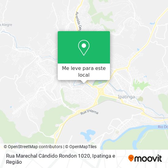 Rua Marechal Cândido Rondon 1020 mapa
