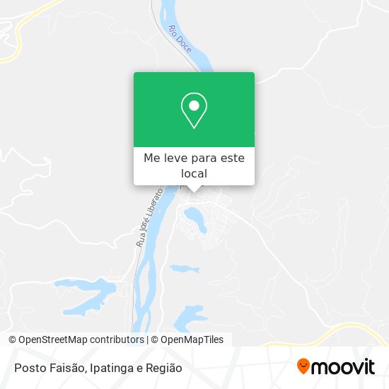 Posto Faisão mapa