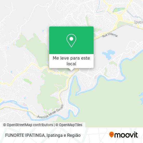 FUNORTE IPATINGA mapa