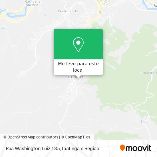 Rua Washington Luiz 185 mapa