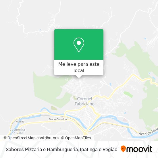 Sabores Pizzaria e Hamburgueria mapa