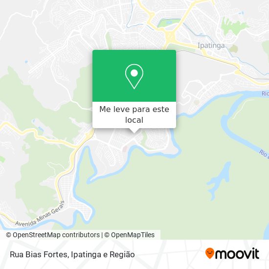 Rua Bias Fortes mapa