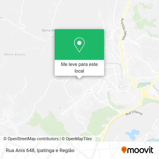 Rua Anis 648 mapa
