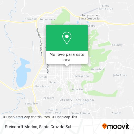 Steindorff Modas mapa