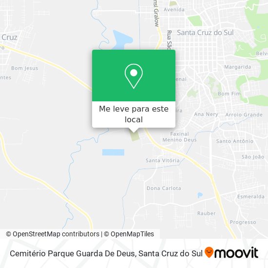 Cemitério Parque Guarda De Deus mapa