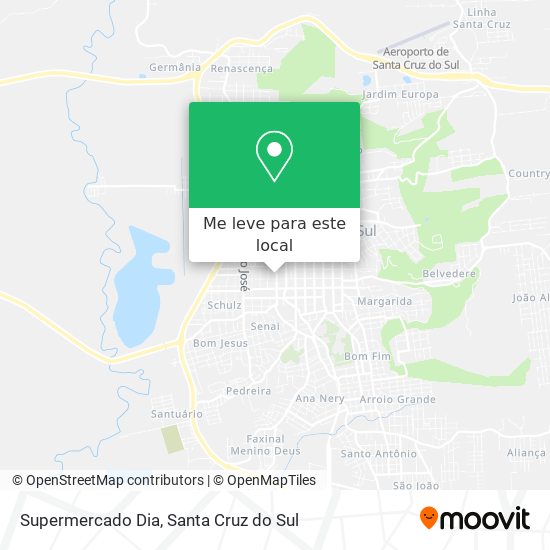 Como chegar até Supermercado Dia em Santa Cruz Do Sul de Ônibus?