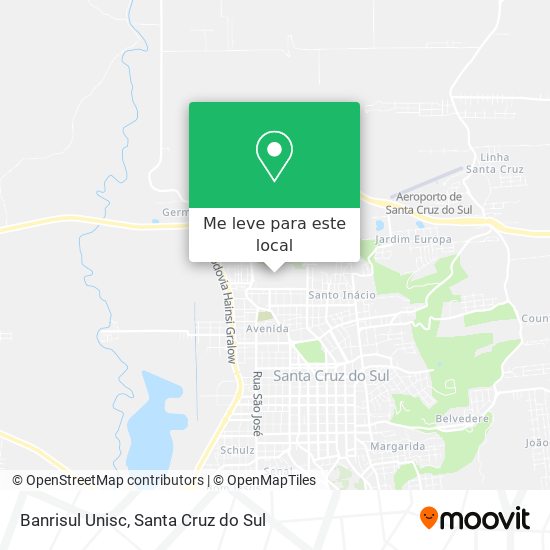 Banrisul Unisc mapa