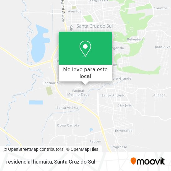residencial humaita mapa