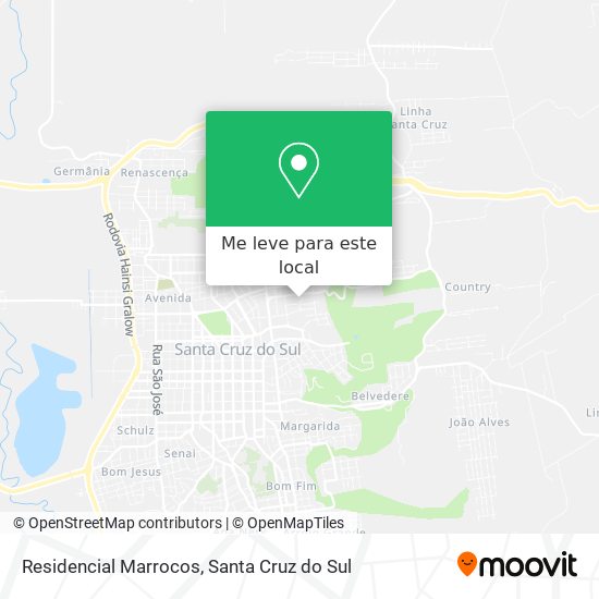 Residencial Marrocos mapa