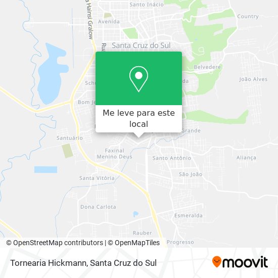 Tornearia Hickmann mapa