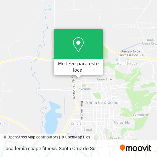 academia shape fitness mapa
