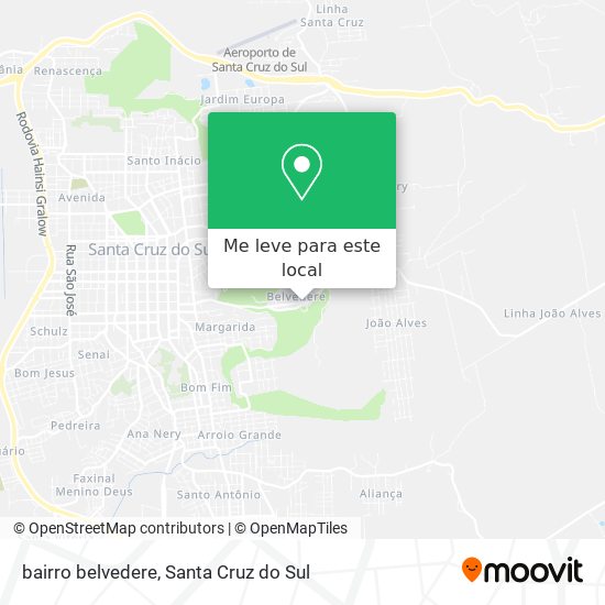 bairro belvedere mapa