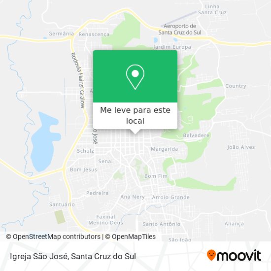 Igreja São José mapa