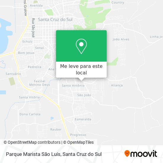 Parque Marista São Luís mapa