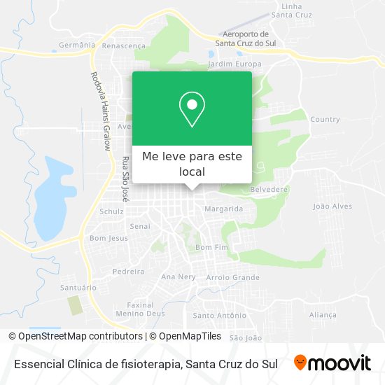 Essencial Clínica de fisioterapia mapa