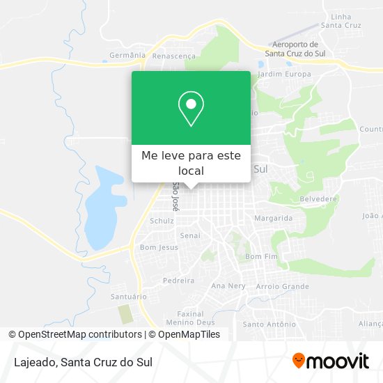Lajeado mapa