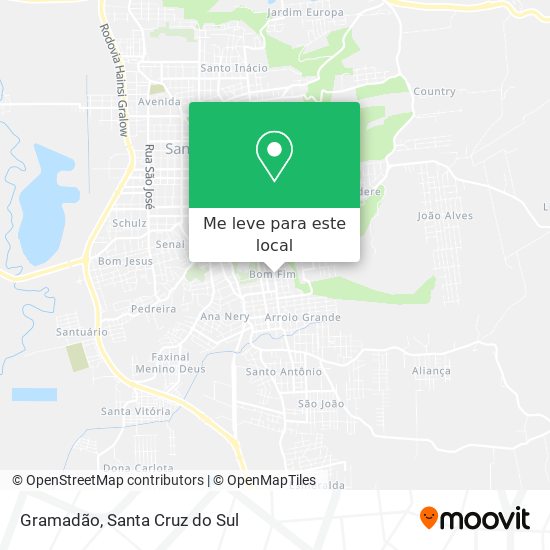 Gramadão mapa