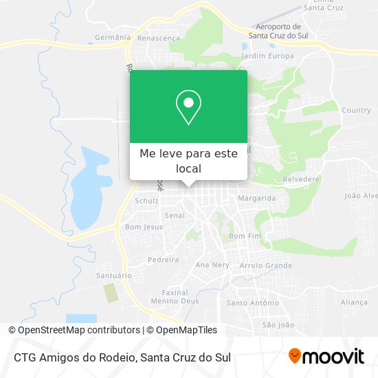 CTG Amigos do Rodeio mapa