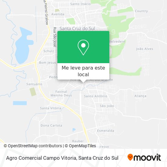 Agro Comercial Campo Vitoria mapa