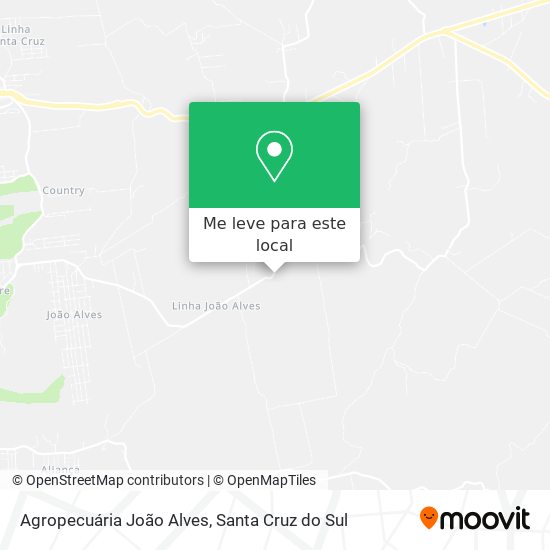 Agropecuária João Alves mapa