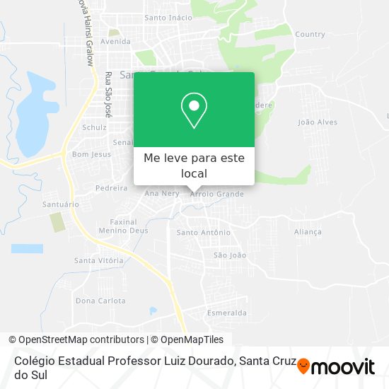 Colégio Estadual Professor Luiz Dourado mapa