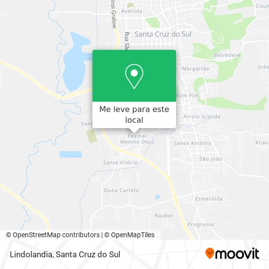 Lindolandia mapa