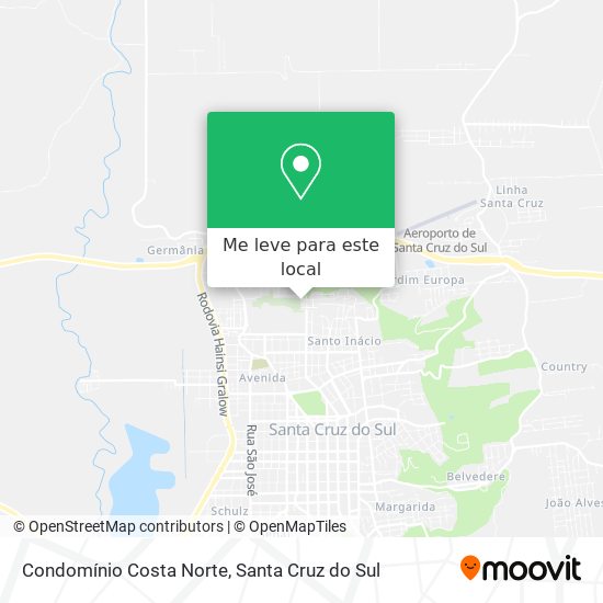 Condomínio Costa Norte mapa