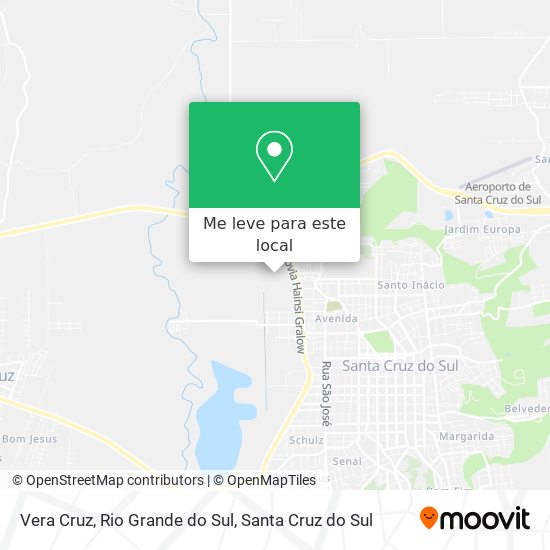 Vera Cruz, Rio Grande do Sul mapa