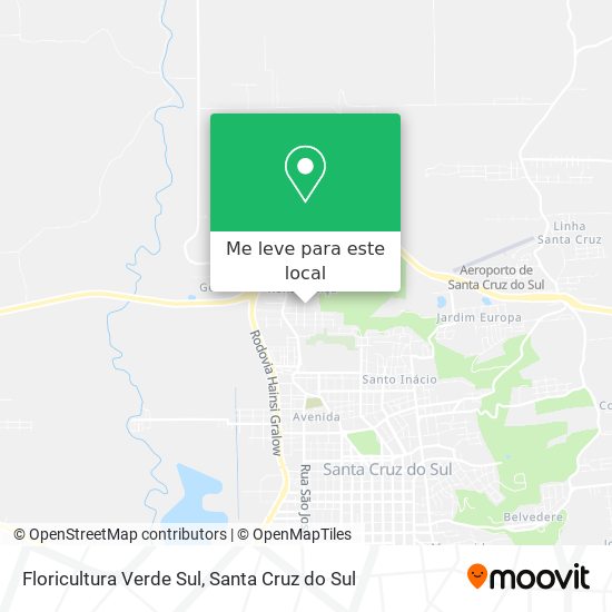 Floricultura Verde Sul mapa