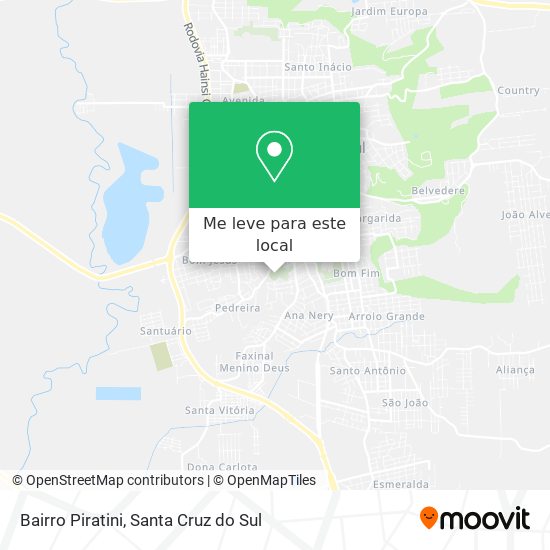 Bairro Piratini mapa
