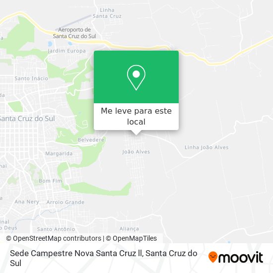 Sede Campestre Nova Santa Cruz ll mapa