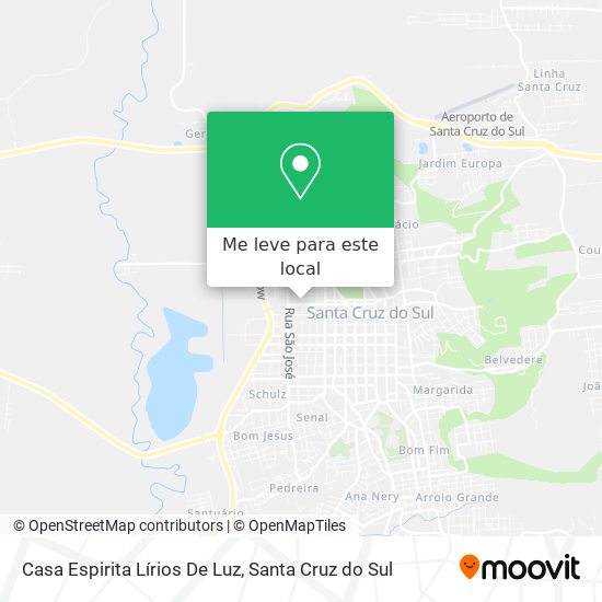 Casa Espirita Lírios De Luz mapa