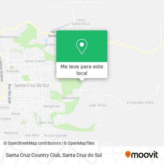 Santa Cruz Country Club mapa