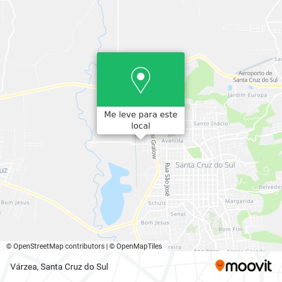 Várzea mapa