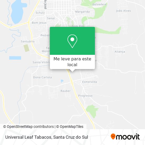 Universal Leaf Tabacos mapa