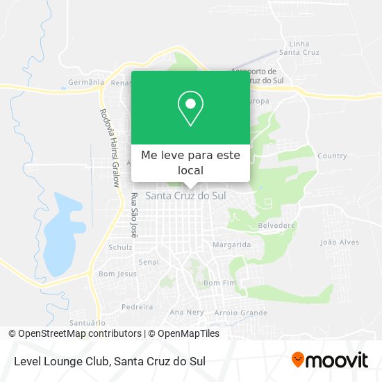 Level Lounge Club mapa