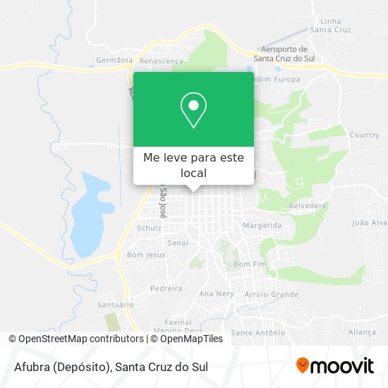 Afubra (Depósito) mapa