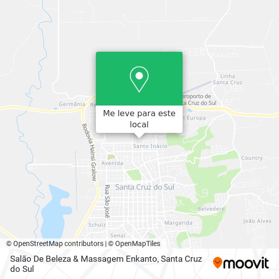 Salão De Beleza & Massagem Enkanto mapa
